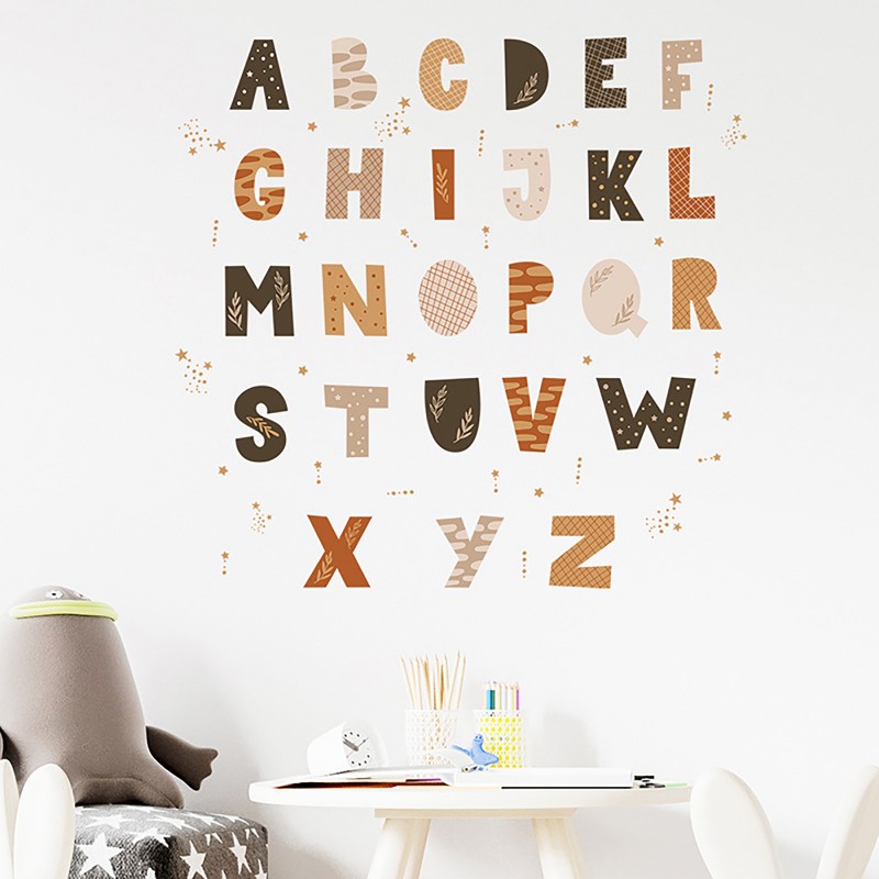 Sipo wall stickers Boho Alphabet