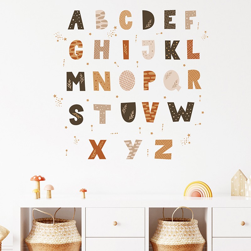 Sipo wall stickers Boho Alphabet