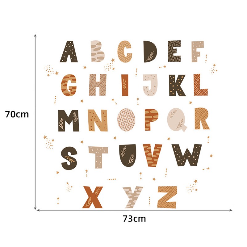 Sipo wall stickers Boho Alphabet