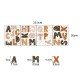 Sipo wall stickers Boho Alphabet