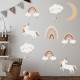 Sipo wall stickers Boho Rainbow Unicorn