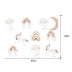 Sipo wall stickers Boho Rainbow Unicorn