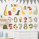 Sipo wall stickers Dino Numbers