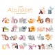 Sipo wall stickers Animal Alphabet