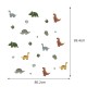 Sipo wall stickers Mini Dinosaurs
