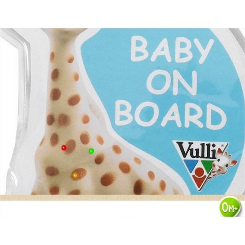 Σόφι καμηλοπάρδαλη Baby on Board σήμα με φωτάκια Γαλλικά